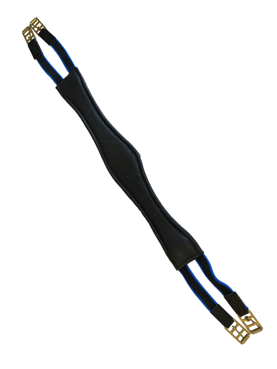 Подпруга кожаная с резинками с 2 сторон 120 см